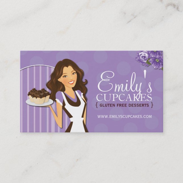 Sugar Artist Business Cards (Front)