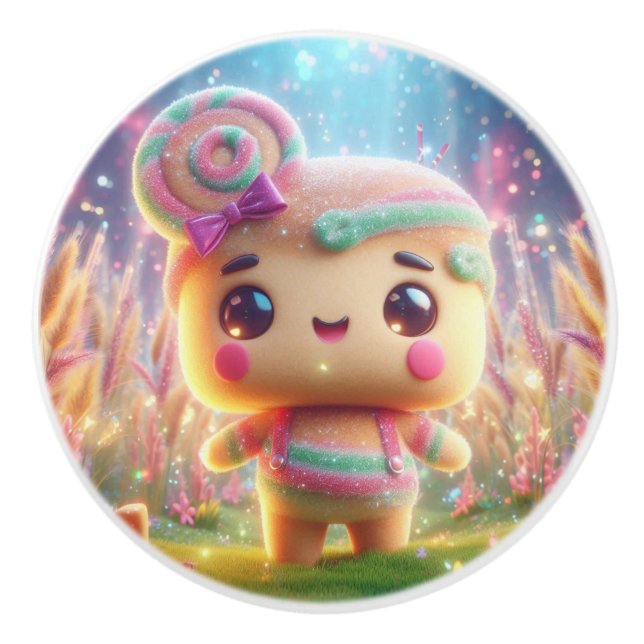 Sugar Bread I Ceramic Knob (Front)