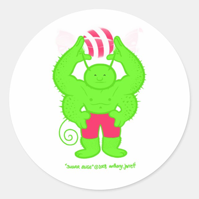 Sugar Bug 3 no logo Sticker (Front)