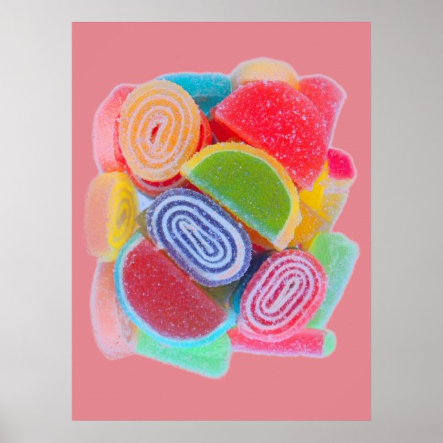 sugar candies poster (Front)