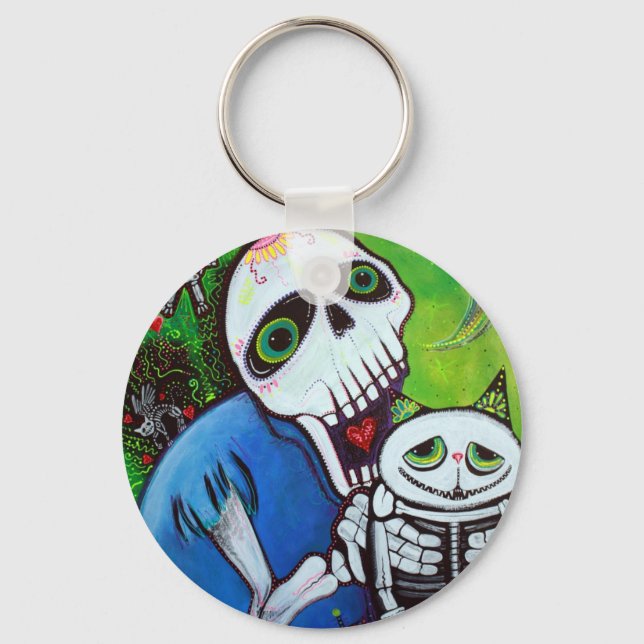 Sugar Cat Guardians Key Ring (Front)