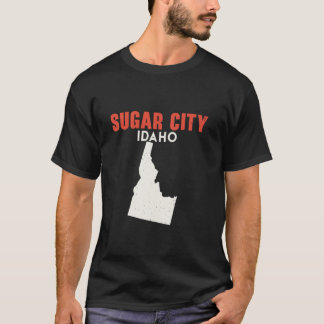 Sugar City Idaho USA State America Travel Idahoan T-Shirt