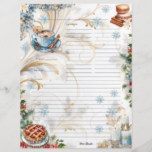 Sugar Coat It Full Page Recipe Card