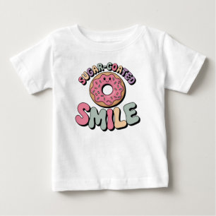 Sugar-Coated Smile Doughnut Baby T-Shirt