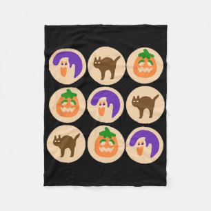 Sugar Cookie Halloween Merch Fleece Blanket