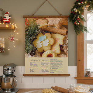 Sugar cookies recipe hanging tapestry