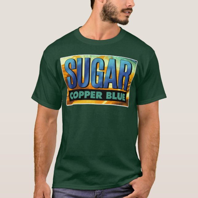 Sugar Copper Blue Fan Art gift T-Shirt (Front)
