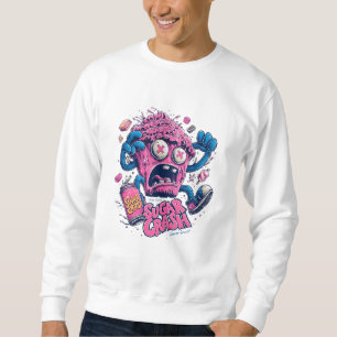 Sugar Crash Zombie Cupcake – Funny Candy Street Ar Sweatshirt