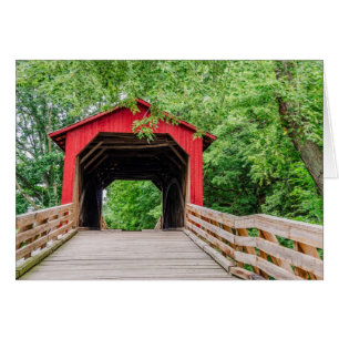 Sugar Creek Covered Bridge - Glenarm - Illinois