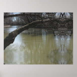 Sugar creek in Iroquois county Illinois Poster