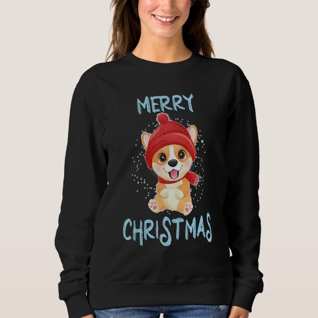 Sugar Cute Puppy Dog Sweatshirt (Front)