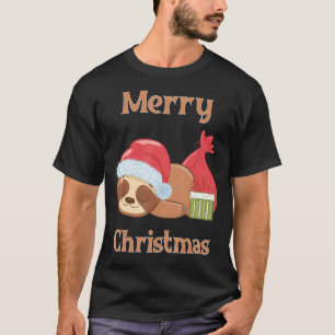 Sugar Cute Sloth Christmas 4 T-Shirt
