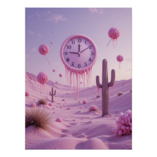 Sugar Dreams: Surreal Desert Poster