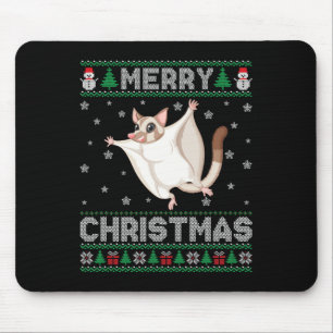 Sugar Glider Animal Men Women Kids Ugly Christmas  Mouse Pad