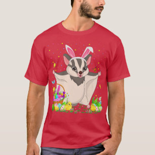 Sugar Glider Bunny Egg Hunting Sugar Glider Easter T-Shirt