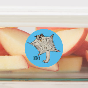 Sugar glider cartoon illustration