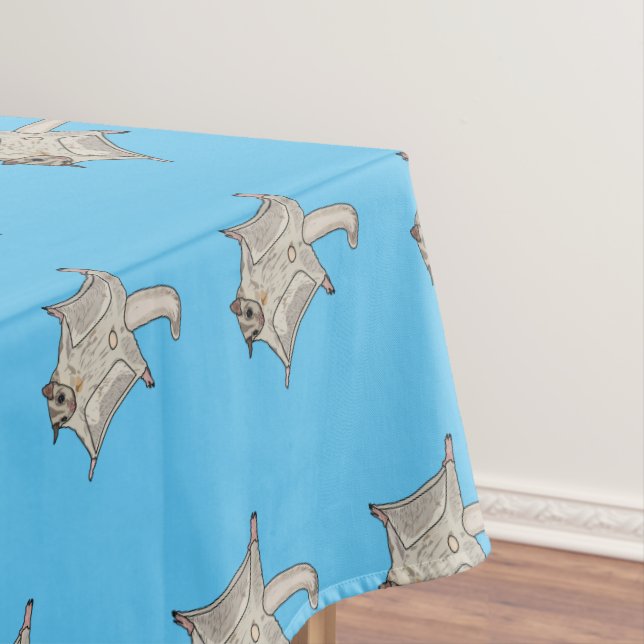 Sugar glider cartoon illustration tablecloth (In Situ)