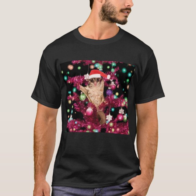 Sugar Glider Christmas T-Shirt (Front)