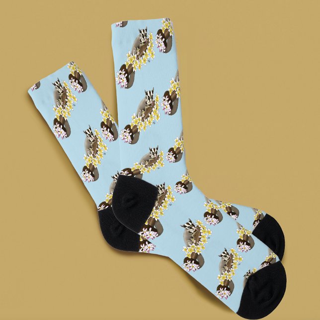 Sugar Glider Cute Floral Socks (Creator Uploaded)