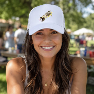 Sugar Glider Cute Floral Trucker Hat