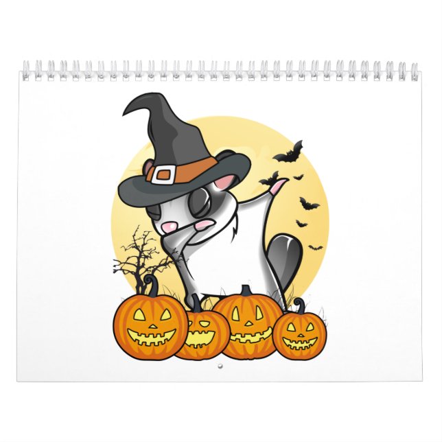 Sugar Glider Dabbing Halloween Calendar (Cover)