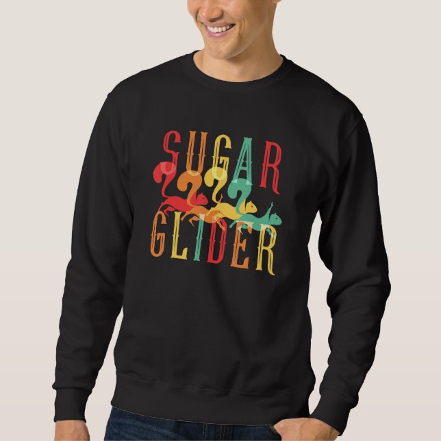 Sugar Glider Flying Squirrel Fans Forest Animal Ro Sweatshirt (Front)