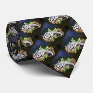 Sugar glider Joey. Art. Tie