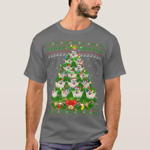 Sugar Glider Xmas Lighting Tree Sugar Glider Ugly T-Shirt