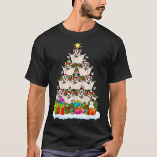 Sugar Glider Xmas Tree Lighting Santa Sugar Glider T-Shirt
