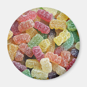 Sugar Gummy Candies Refrigerator Magnets