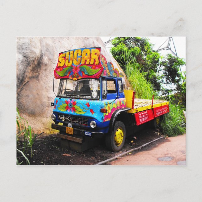 Sugar lorry postcard (Front)