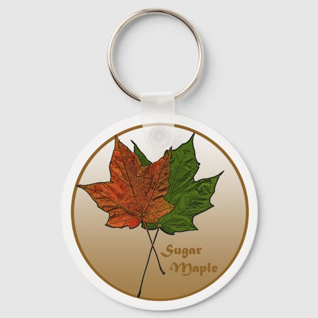 Sugar Maple Tree Key Ring (Front)