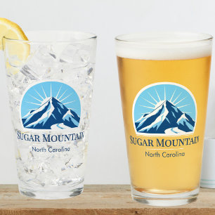 Sugar Mountain NC Ski resort beer glass