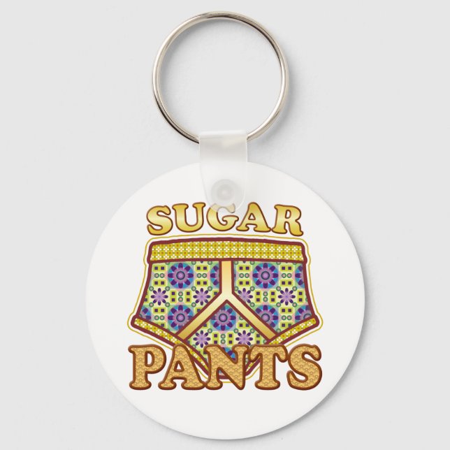 Sugar Pants v2 Key Ring (Front)