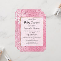 Sugar Pink Glitter Leopard Print