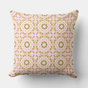 Sugar Pink Spring Green Star Dopamine Decor Art Cushion