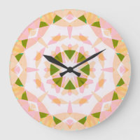 Sugar Pink Spring Green Star Dopamine Decor Art