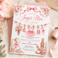 Sugar Plum Ballerina Girl Baby Shower