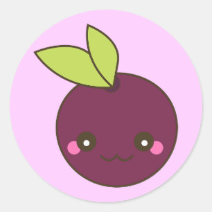Sugar Plum Classic Round Sticker