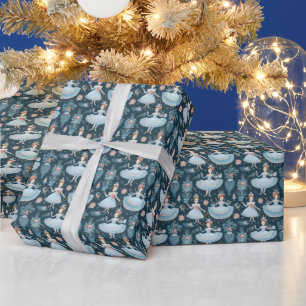  Sugar Plum Fairy, Classic Nutcracker Wonderland Wrapping Paper