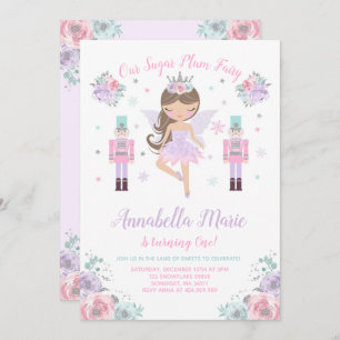 Sugar Plum Fairy Invitation Nutcracker Invitation