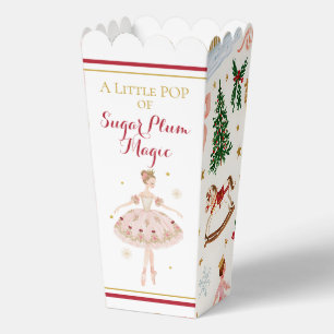 Sugar Plum Fairy Nutcracker Baby Shower Popcorn Favour Box