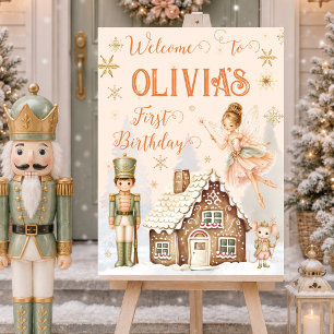 Sugar Plum Fairy Toy Soldier House Welcome Sign