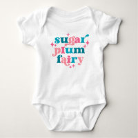 Sugar Plum Fairy Typography Art Personalised