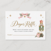 Sugar Plum Nutcracker Christmas Diaper Raffle