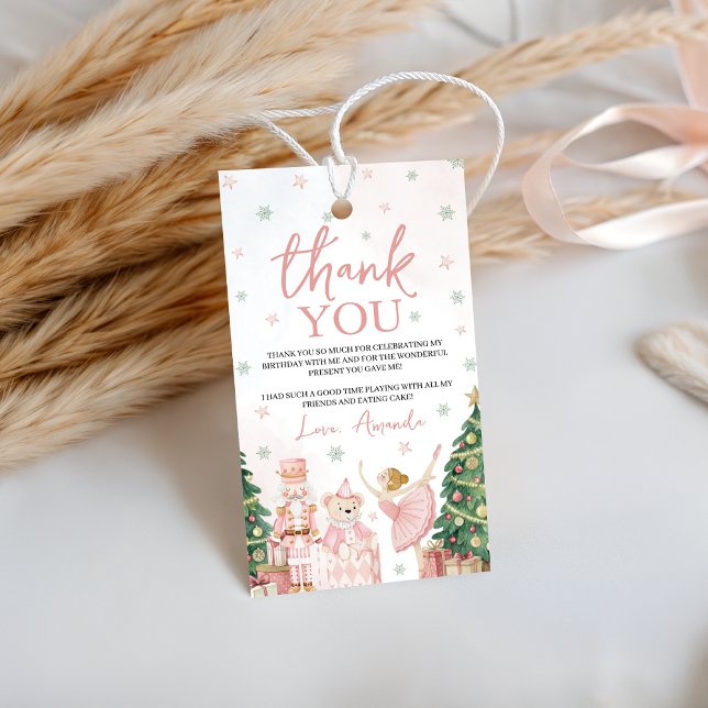 Sugar Plum Nutcracker Favor Tag (Creator Uploaded)