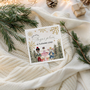 Sugar Plum Nutcracker Party Napkin