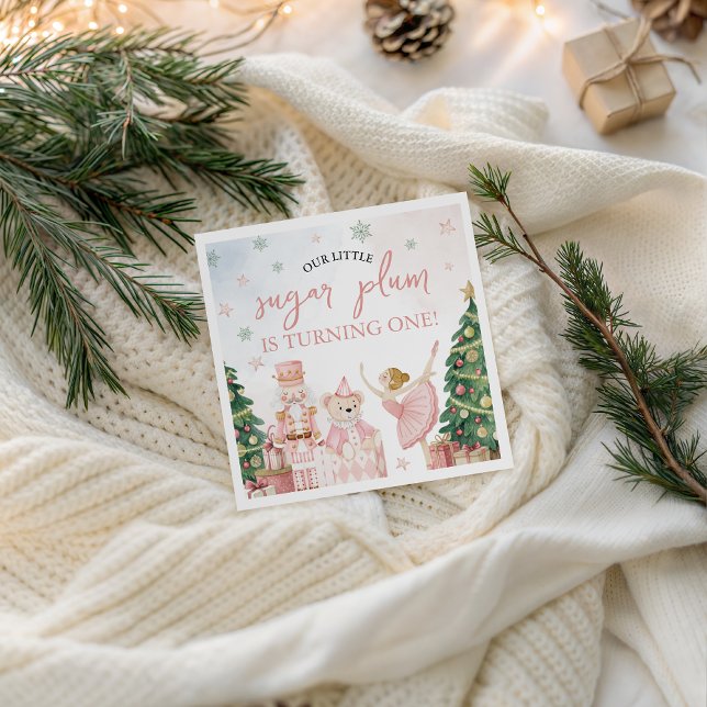 Sugar Plum Nutcracker Party Napkin (Creator Uploaded)