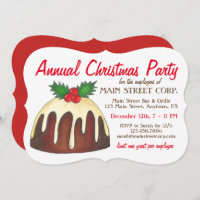 Sugar Plum Pudding Christmas Holiday Party