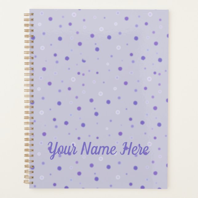 Sugar Plum Purple  Planner (Front)